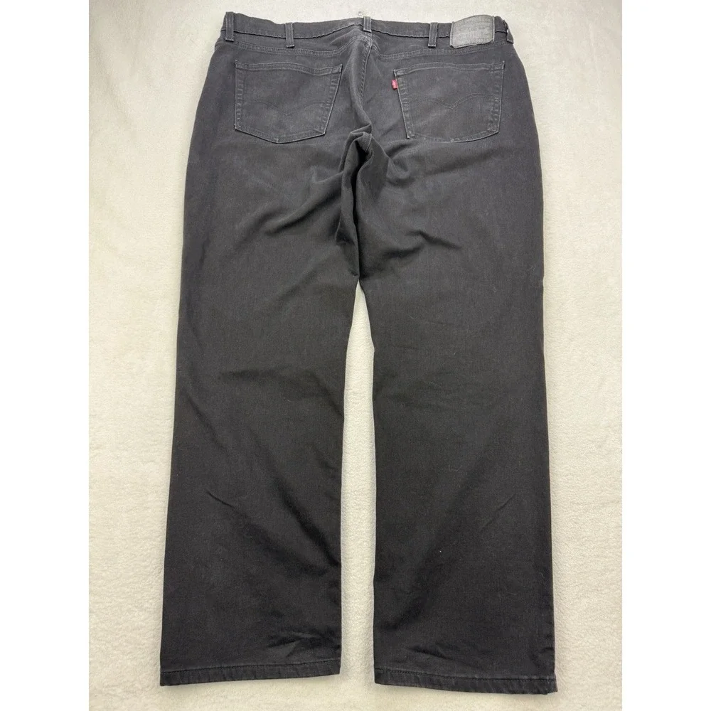 Levis 541 Jeans Men 40x32 Black Athletic Stretch Denim Straight